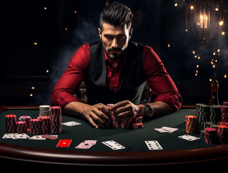 Live casino multi-camera studio setup